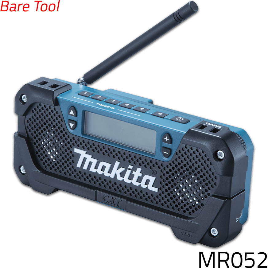 Makita MR052 12V AM/FM Cordless Radio (CXT-Series) | Makita by KHM Megatools Corp. Makita MR052 12V AM/FM Cordless Radio (CXT-Series) | Makita by KHM Megatools Corp.